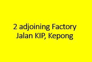 Corner Factory in Kepong Industrial Park (KIP), Sri Damansara Kepong