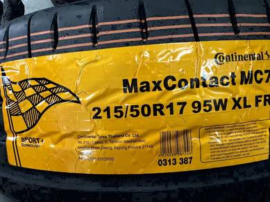 New tyre Continental mc7 size 215/50/17 2025 offer