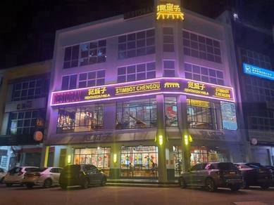 Jalan Mutiara Emas @ Taman Mount Austin 4 storey shop lot corner lot