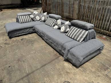 12x7ft Deep Sofa L 4-6 Seater Fabric