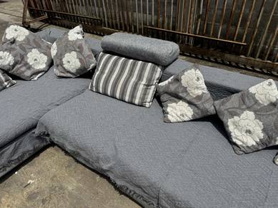 12x7ft Deep Sofa L 4-6 Seater Fabric