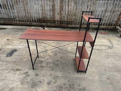4ft Meja Belajar Study Table Desk Rack