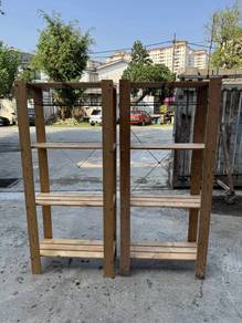 (IKEA) 4 Tier Multipurpose Wood Rack Shelves