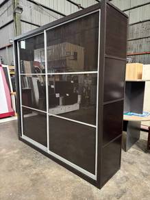 8x8ft Almari Baju Sliding Door Wardrobe Drawer Clo