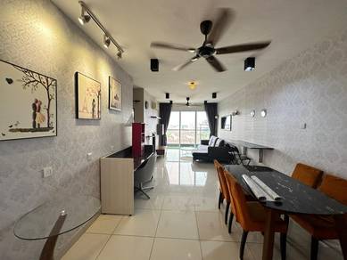 Fully Furnished Aurora Residence Puchong Prima Nr LRT Desa Impiana