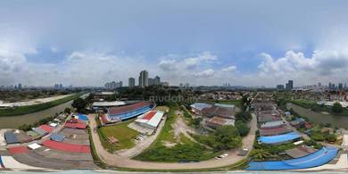 1 acre freehold industrial land bandar kinrara puchong Flat land