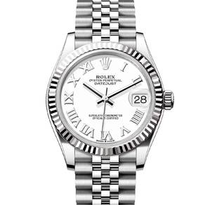 NEW Rolex Datejust 31mm White Roman Jubilee 278274