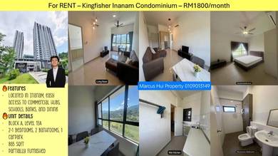 Kingfisher Inanam Condominium • Inanam • Partially Furnished • 2R2B1C