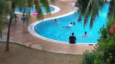 Condo fully furnished with 2 bedroom & 2 bathroom at Port Dickson