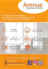 Strategic Location Instant Office in Sri Hartamas