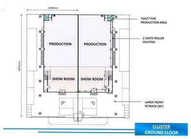 1.5 Storey Factory / Warehouse, Senai Idaman