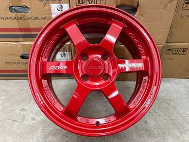 New 15x6.5jj volk rays te37 flow form myvi city