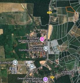 Selandar Rubber Land 5 Acres