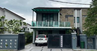 Fully furnished, semi-detached double storey house for sale.