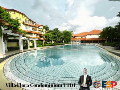 FULLY FURNISHED Villa Flora Condominium Taman Tun Dr IsmaiL