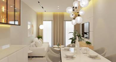 Next to Mall【Sebulan Rm1400 @ Rental 2800】Free Furnsihed 3 Room