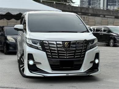 SNROOF, 360CAM 2018 Toyota ALPHARD 2.5 TYPE BLACK