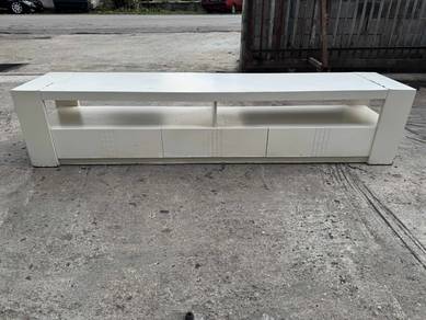 7ft TV Cabinet Drawer Console Rack Bench