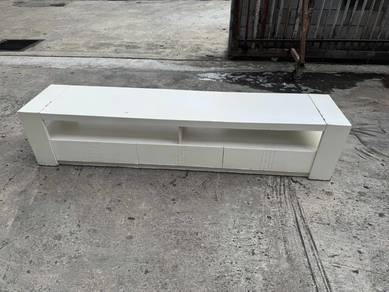 7ft TV Cabinet Drawer Console Rack Bench