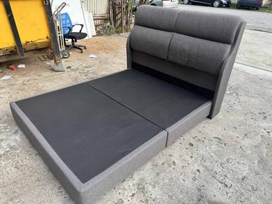 Fabric Divan Katil Queen Bed Frame
