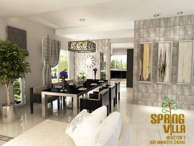 Bandar Mahkota Cheras @ Spring Villa Corner Lot 3 Storey Terrace