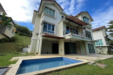 FACING PARK 3 Storey Bungalow House with Pool, Villa Teratai Shah Alam