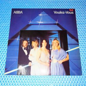 Vinyl LP ABBA - Voulez-Vous [1979] Piring Hitam