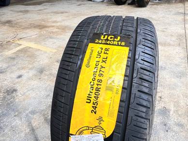 Tayar Baru 245 40 18 Continental Ultracontact UCJ