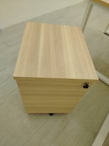 Maple 3 Drawer Mobile Pedestal TD978