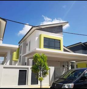 Freehold Double Storey 1 Krubong Samarinda Extended Side Balcony