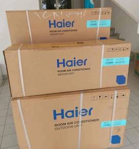 1hp Haier r32 aircond baru free psg M785