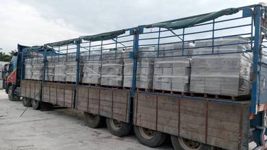Perkhidmatan lori 20 tan 40 kaki ft feet trailer