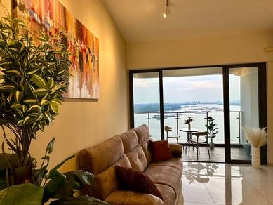 Kingsbay Danga bay / 3bed / seaview / all race / jb town / town area
