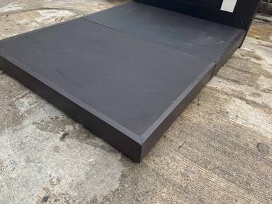 Katil Queen Bed Frame Leather Divan
