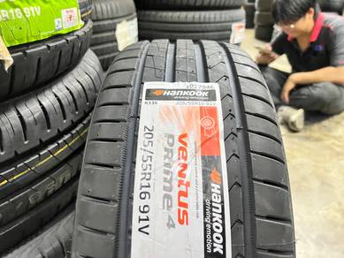 Tayar Baru 205 55 16 Hankook Ventus Prime 4 k135