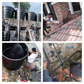 Plumbing plumber renovation and tukar cat rumah