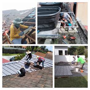 Plumbing plumber renovation and tukar cat rumah