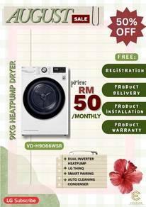 ANSURAN Dryer LG Heatpump 9KG Pekan
