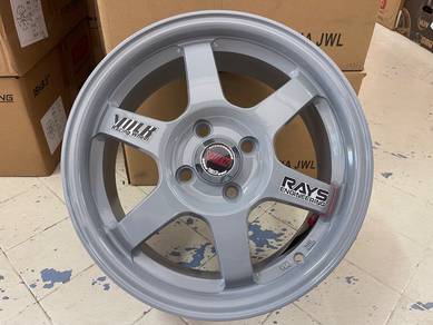 Sport rim baru 15 Te37 FLOW FORMING myvi city saga