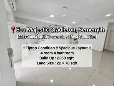 Best Condition!! Spacious!! Eco Majestic 22x70 Cradleton 2-Sty Terrace