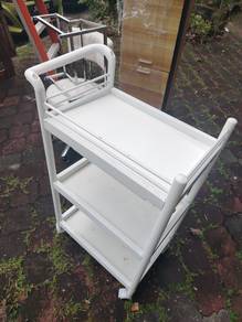 White 3 Level Trolley TD972