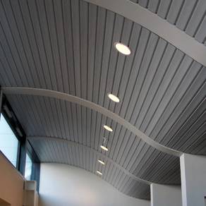 SILING BESI ALUMINIUM ANDA l ceiling strip install