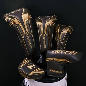 Premium Golf Honma Beres Headcover (Gold & Black)