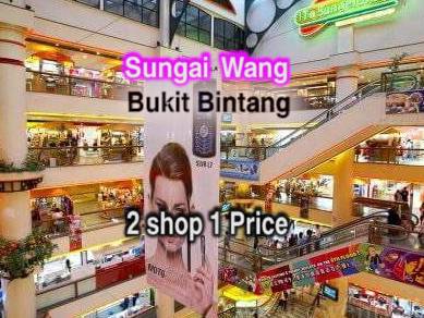 Bukit Bintang Sungei Wang Plaza 3rd Floor 2 Shop For Sales High ROI