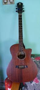 A&K510CEQ M mahogany solid series acoustic guitar 