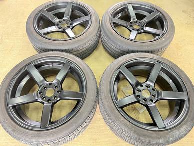 Sport Rim 17 Vossen Cv-3 Siap Tayar Second Myvi