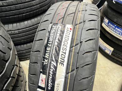 Tayar Baru 215 45 17 Bridgestone Potenza Re004 25