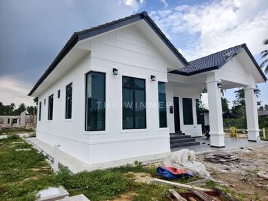 Tawang Bachok Banglo moden dekat sekolah & klinik di kg cherang laut
