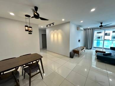 Corner unit Fully Furnished Aurora Residence 3b2b Puchong Prima Nr LRT