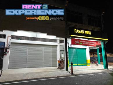 Land Size 2279 sq ft 2 Storey Shop at Jalan Rozhan For Rent.